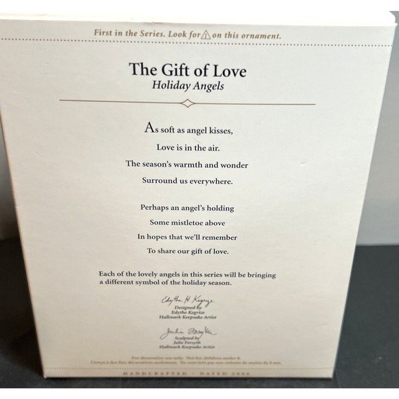 Gift Of Love Angel Ornament - Picture 2 of 2